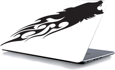 qth LINE ART LAP-0585 VINYL Reusable Laptop Skin Compatible for 15.6 inch(Theme: Spiritual)