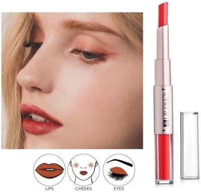 Latixmat DUAL MATTE FINISH, SMUDGE PROOF, KISS PROOF RED LIPSTICK(RED, 12 g)