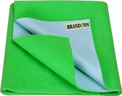 BRANDONN Cotton Baby Bed Protecting Mat(Kiwi Green, Medium)