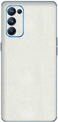 Orgic India Oppo Reno 5 Pro Mobile Skin(White Leather)