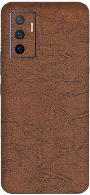 Orgic India Vivo V23 E Mobile Skin(Red Leather)