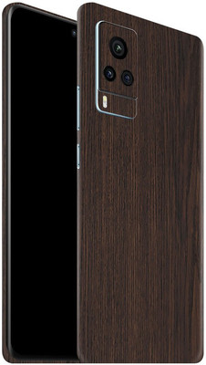 Orgic India Vivo X60 Pro Mobile Skin(Dark Wood)