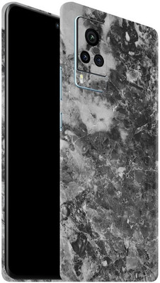Orgic India Vivo X60 Pro Mobile Skin(Black Marble)