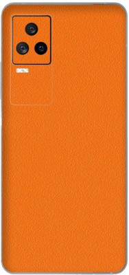 Orgic India Vivo IQ007 Mobile Skin(Orange)