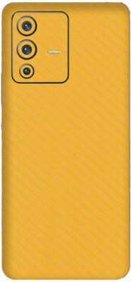 Orgic India Vivo V23 Pro Mobile Skin(Carbon Yellow)