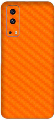 Orgic India Vivo IQ00 Z3 Mobile Skin(Carbon Orange)