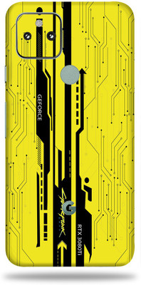 OggyBaba Google Pixel 5A 5g, Cyberpunk Yellow Mobile Skin(Multicolor)