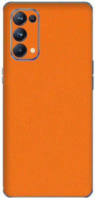 Orgic India Oppo Reno 5 Pro Mobile Skin(Orange)