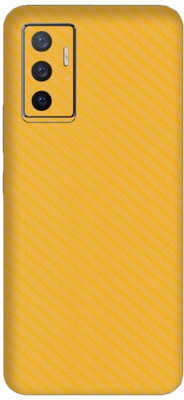 Orgic India Vivo V23 E Mobile Skin(Carbon Yellow)