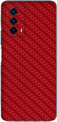 Orgic India Vivo IQ00 Z5 Mobile Skin(Carbon Red)
