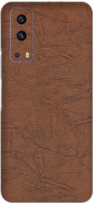 Orgic India Vivo IQ00 Z3 Mobile Skin(Red Leather)