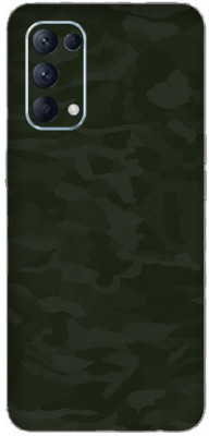 Orgic India Oppo Reno 5 Pro Mobile Skin(Camo Green)
