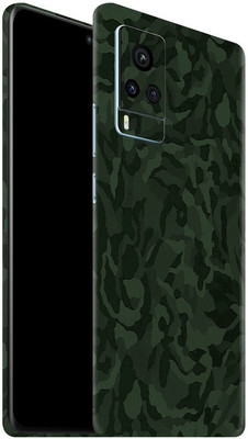 Orgic India Vivo X60 Pro Mobile Skin(Camo Green)
