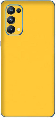 Orgic India Oppo Reno 5 Pro Mobile Skin(Yellow)