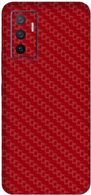 Orgic India Vivo V23 E Mobile Skin(Carbon Red)