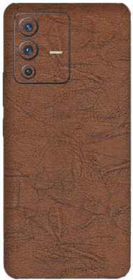 Orgic India Vivo V23 Pro Mobile Skin(Red Leather)