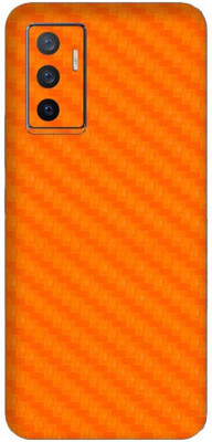 Orgic India Vivo V23 E Mobile Skin(Carbon Orange)