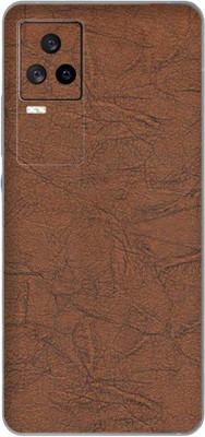 Orgic India Vivo IQ007 Mobile Skin(Red Leather)