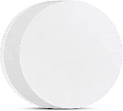 Eclet Round Ivory sheet 8X8 cm 240 GSM Sheet Smooth Finish Ivory Drawing Paper Sheets, White Round Ivory sheet 240 gsm A4 paper(Set of 1, White)