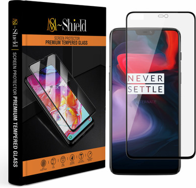 MS-Shield Edge To Edge Tempered Glass for OnePlus 6(Pack of 1)