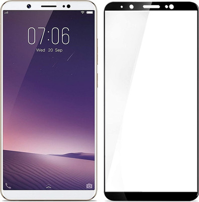 VISHZONE Edge To Edge Tempered Glass for VIVO V7 Plus(Pack of 1)