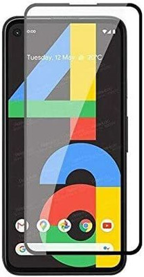 VISHZONE Edge To Edge Tempered Glass for Google Pixel 4a(Pack of 1)