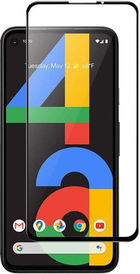 VISHZONE Edge To Edge Tempered Glass for Google Pixel 4a(Pack of 1)