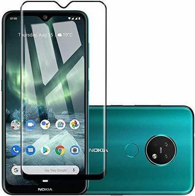 VISHZONE Edge To Edge Tempered Glass for Nokia 7.2(Pack of 1)