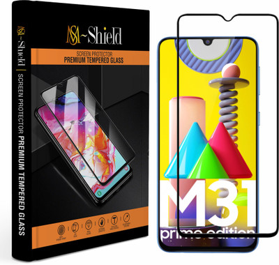 MS-Shield Edge To Edge Tempered Glass for Samsung Galaxy M31 Prime(Pack of 1)
