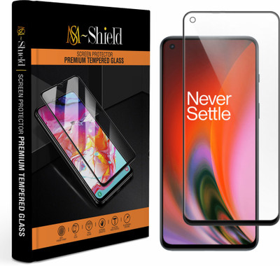 MS-Shield Edge To Edge Tempered Glass for OnePlus Nord 2 5G(Pack of 1)