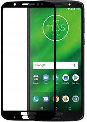 VISHZONE Edge To Edge Tempered Glass for Motorola Moto G6 Plus(Pack of 1)