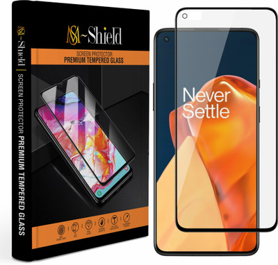 MS-Shield Edge To Edge Tempered Glass for OnePlus 9R(Pack of 1)