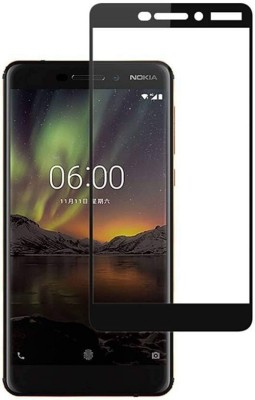 VISHZONE Edge To Edge Tempered Glass for Nokia 6.1(Pack of 1)