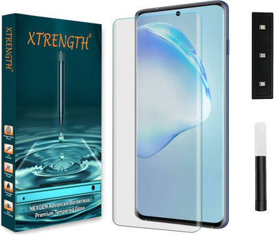 XTRENGTH Edge To Edge Tempered Glass for Samsung Galaxy S20 Plus(Pack of 1)
