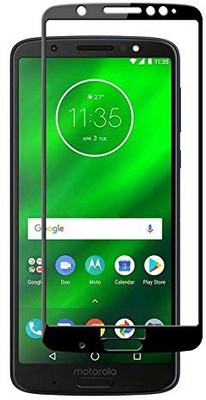 VISHZONE Edge To Edge Tempered Glass for Motorola Moto G6 Plus(Pack of 1)