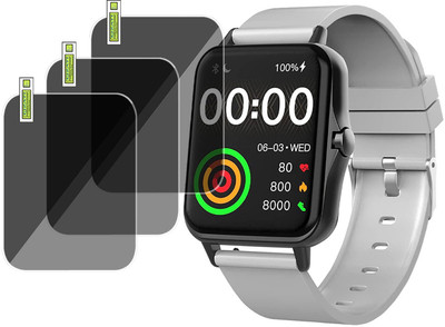 EJZATI Screen Guard for AQFIT W12 Smartwatch IP68 Water Resistant screen guard(Pack of 3)