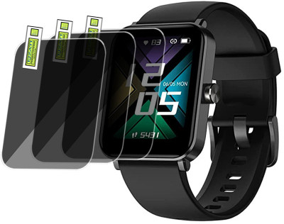 EJZATI Screen Guard for GOQii Smart Vital MaX SpO2 watch screen guard(Pack of 3)