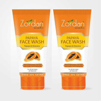 ZORDAN  Papaya 60+60 ML Face Wash(60 ml)