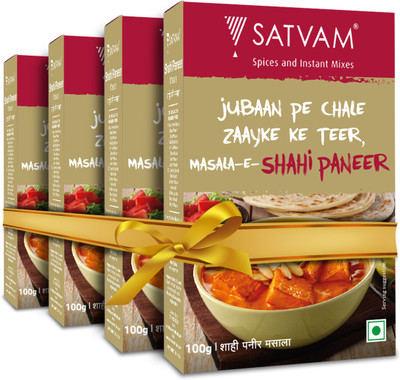Satvam Shahi Paneer Masala (4×100 Grams)|(Pack of 4)(4 x 100)