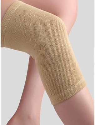 KUDIZE Knee Cap Support Lycra Premium Knee Support(Beige)