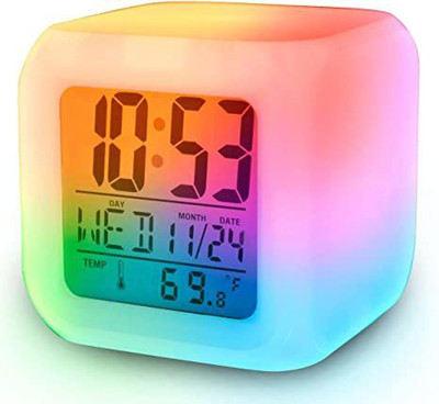 SEVENSPACE Digital Multicolor Clock