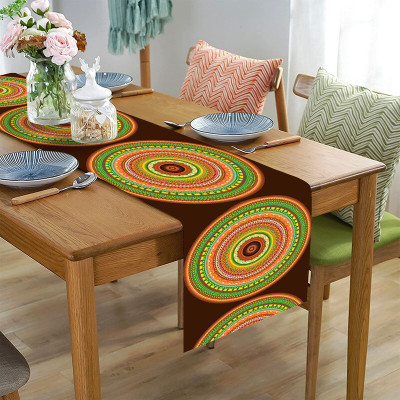 MESMERIZING DREAM Multicolor 72 cm Table Runner(Polyester)