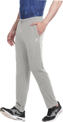 DRAG Self Design Men Grey Track Pants