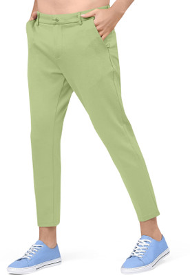 BAPASITARAM ENTERPRISE Regular Fit Men Green Trousers