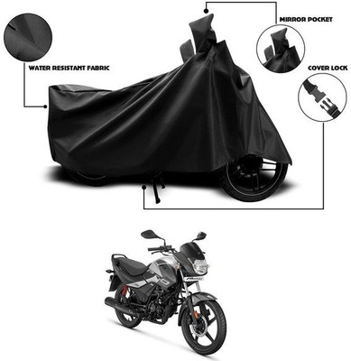 KEDIT Two Wheeler Cover for Hero(Passion Pro, Black)