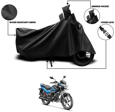 KEDIT Two Wheeler Cover for Hero(Passion Xpro, Black)