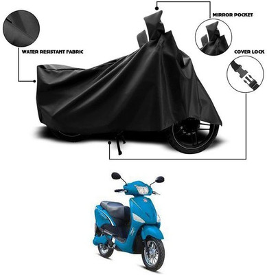 KEDIT Two Wheeler Cover for Hero(Electric Optima Plus BS6, Black)