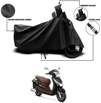 KEDIT Two Wheeler Cover for Hero(Destini 125, Black)