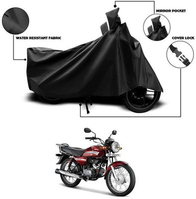 KEDIT Two Wheeler Cover for Hero(HF Dawn, Black)
