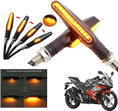 Generox Front, Rear LED Indicator Light for Yamaha R15 V2(Amber)